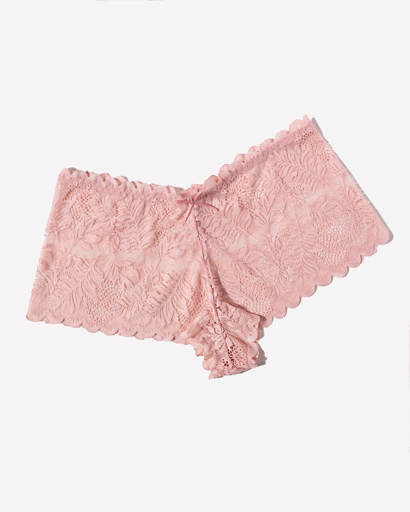 4 Pcs Floral Lace Panties Mid-rise Panty