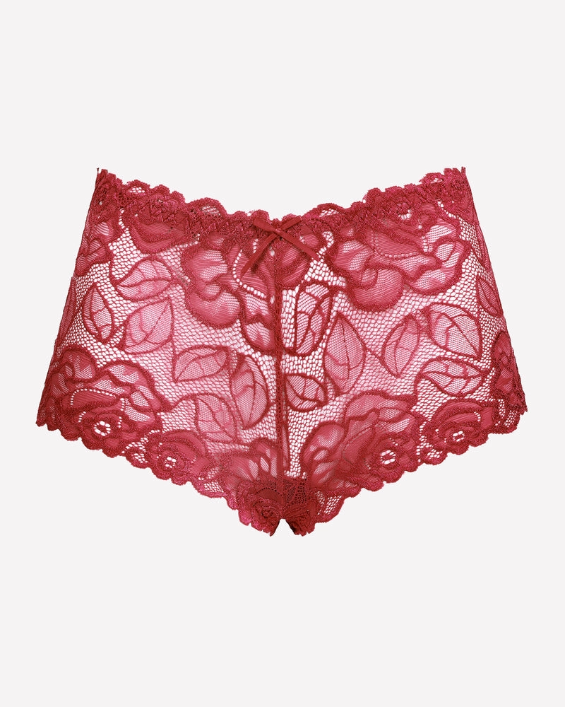 4 Pcs Floral Lace Panties Mid-rise Panty