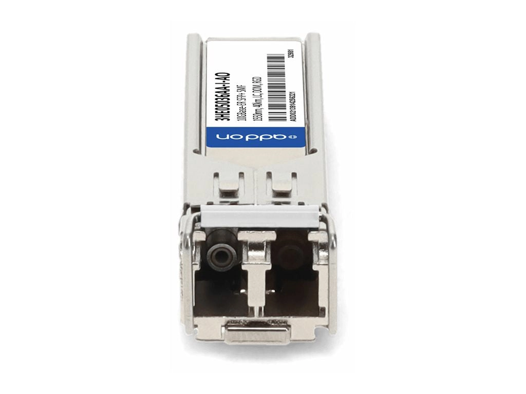 AddOn - SFP  transceiver module - 10GbE - 10GBase-ER - LC single-mode - up to 24.9 miles - 1550 nm - TAA Compliant 3HE05036AA-I-AO