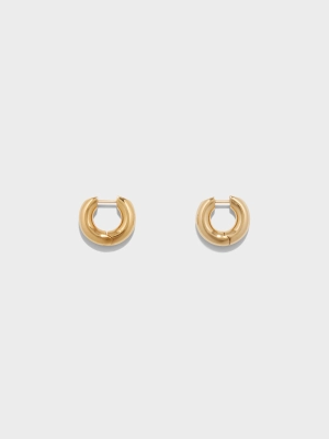 Alaya Small 18kt Gold-Plated Hoop Earrings