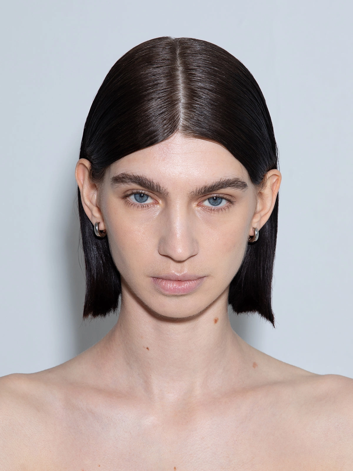 Alaya Small Palladium-Plated Hoop Earrings