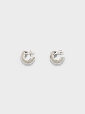 Alma Small Palladium-Plated Earrings