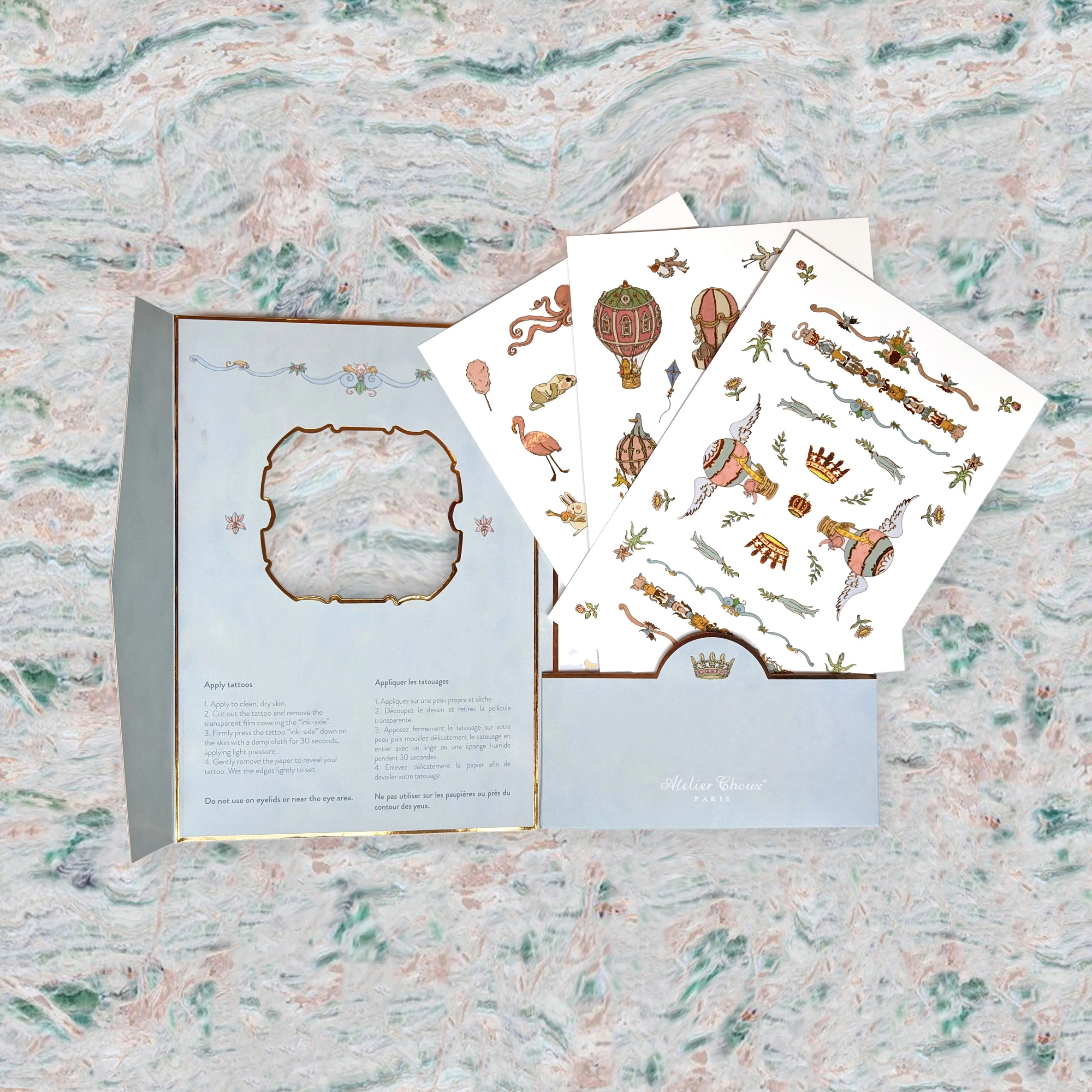 Atelier Choux Gold Foil Tattoos
