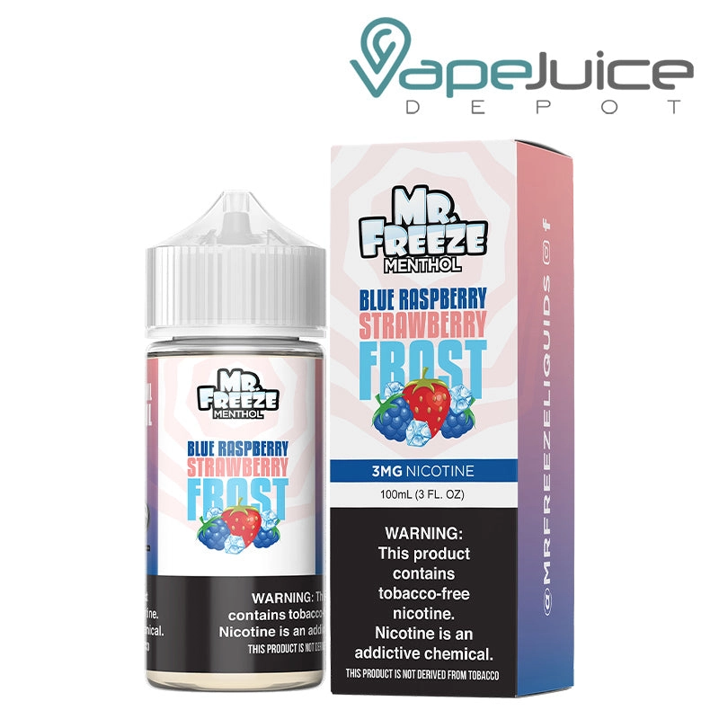 Blue Razz Strawberry Frost Mr Freeze 100ml