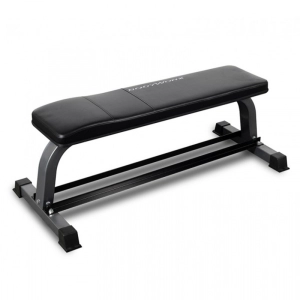 Bodyworx Flat Bench with Dumbell Rack