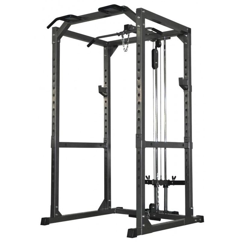 Bodyworx LU475PC Deluxe Power Cage With Lat/Low Row