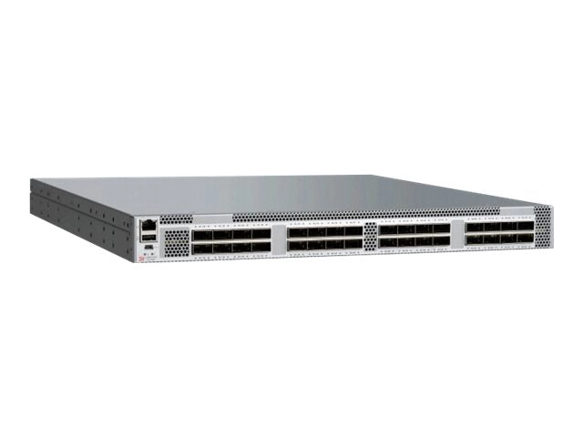 Brocade SLX 9240-32C-DC-F - Switch - managed - 32 x 100 Gigabit QSFP28 / 40 Gigabit QSFP  (breakout compatible) - front to back BR-SLX-9240-32C-DC-F