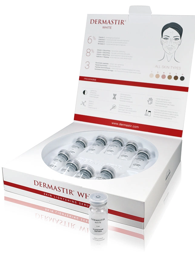 Dermastir Sterile Vials - White