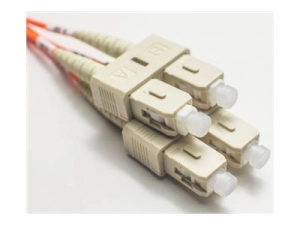 Fiber Cables Direct - Patch cable - SC/UPC (M) to SC/UPC (M) - 15 m - 0.1 in - fiber optic - duplex - 62.5 / 125 micron - OM1 FCDUS55V201
