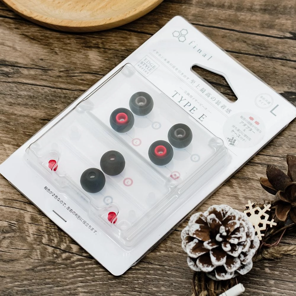 Final Audio Type E Series Silicone Eartips for 3.5mm-5.5mm nozzle SS / S / M / L / LL