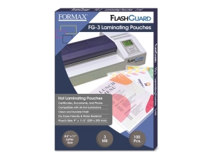 Formax - 100-pack - 9 in x 11.5 in lamination pouches FG-3