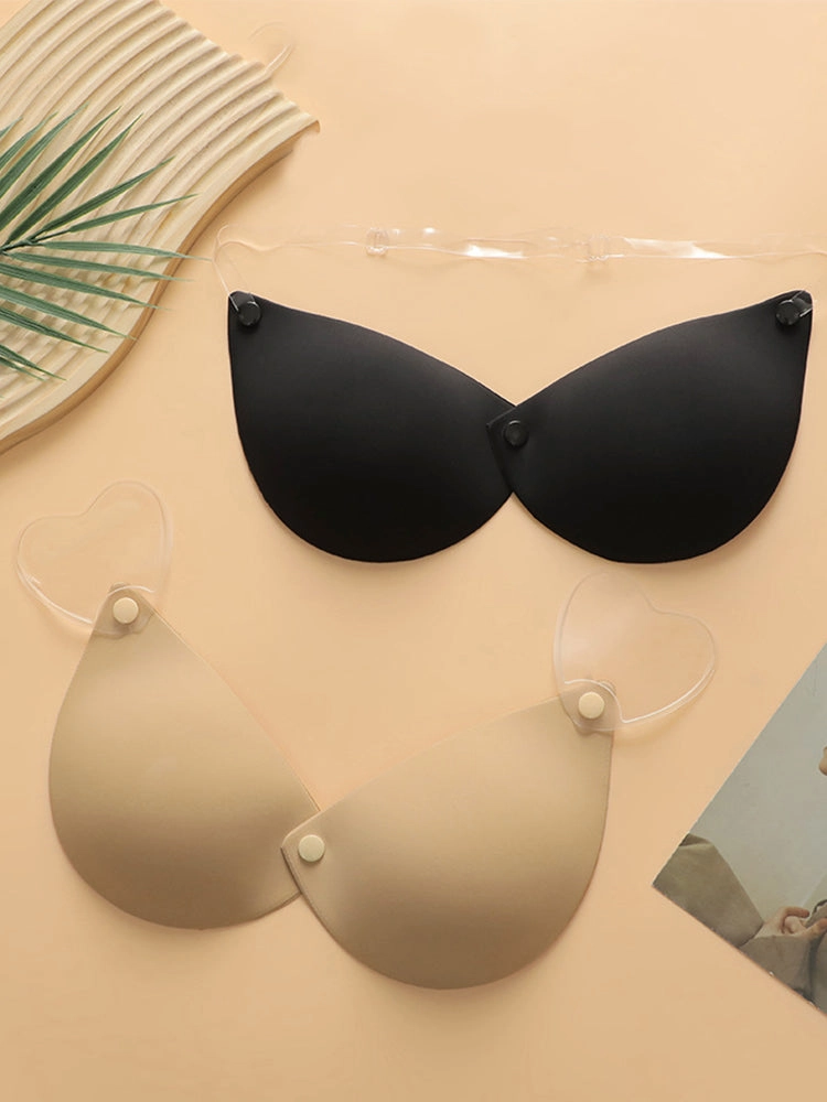 Front Closure Invisible Adhesive Strapless Bra