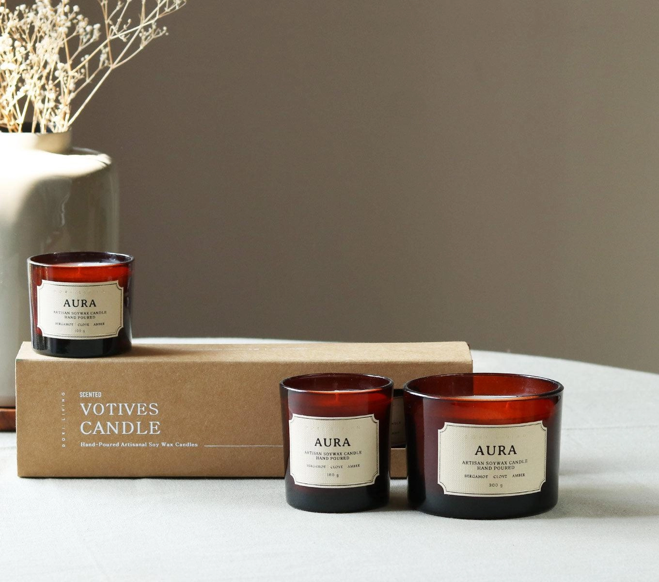 GLASS CANDLE