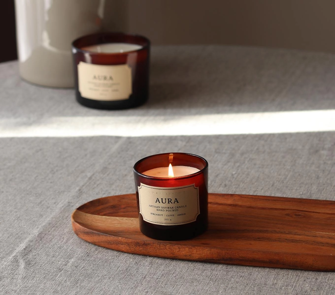GLASS CANDLE