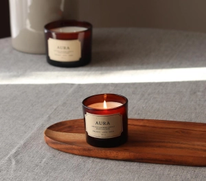 GLASS CANDLE