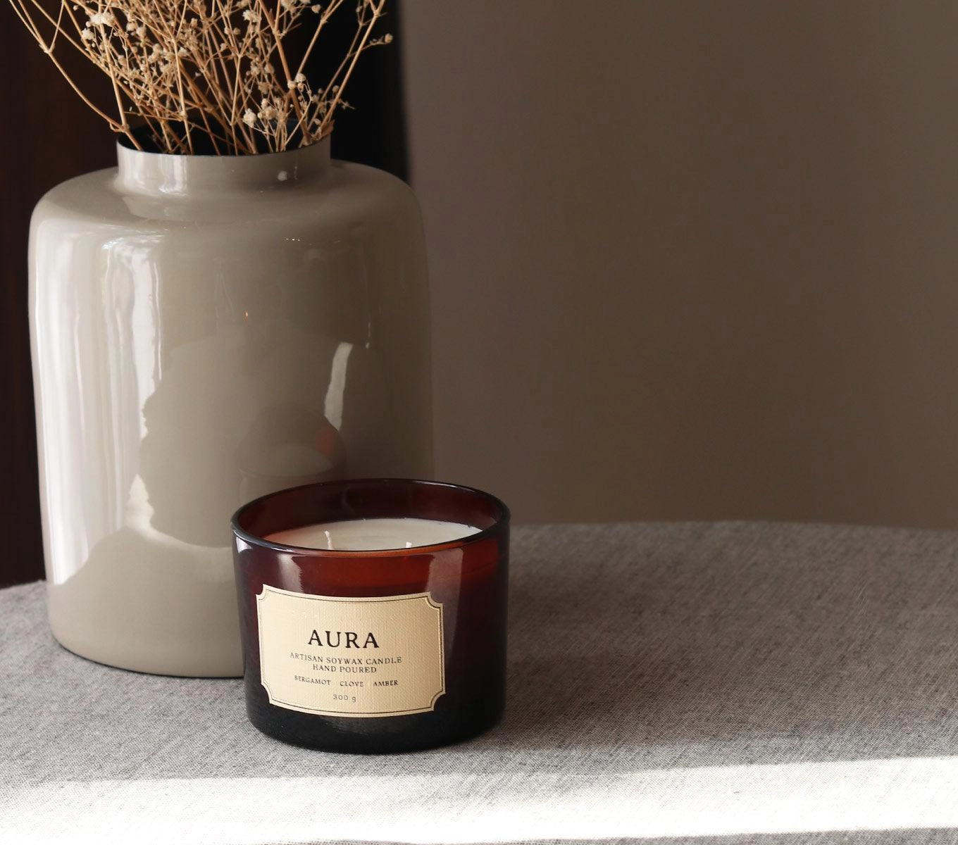 GLASS CANDLE