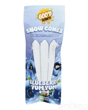 Goo'd THCA Snow Cones Pre-Rolls - Blueberry Yum Yum