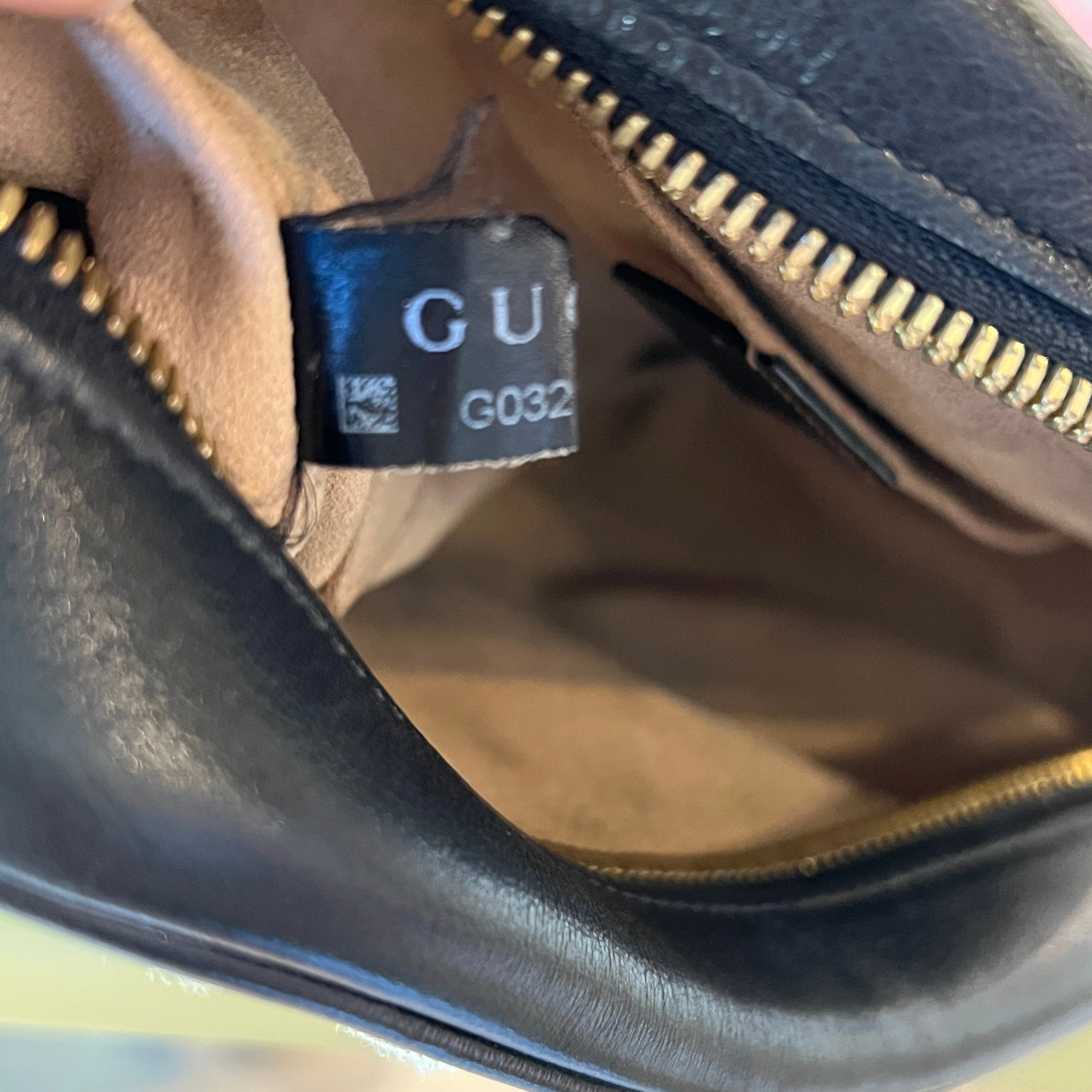 GUCCI Marmont Small Monogram Canvas Crossbody Bag