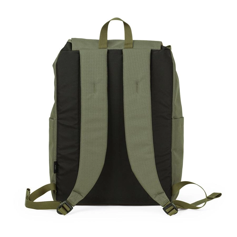HELLOLULU Saro Utility Flap Backpack Molive Drab