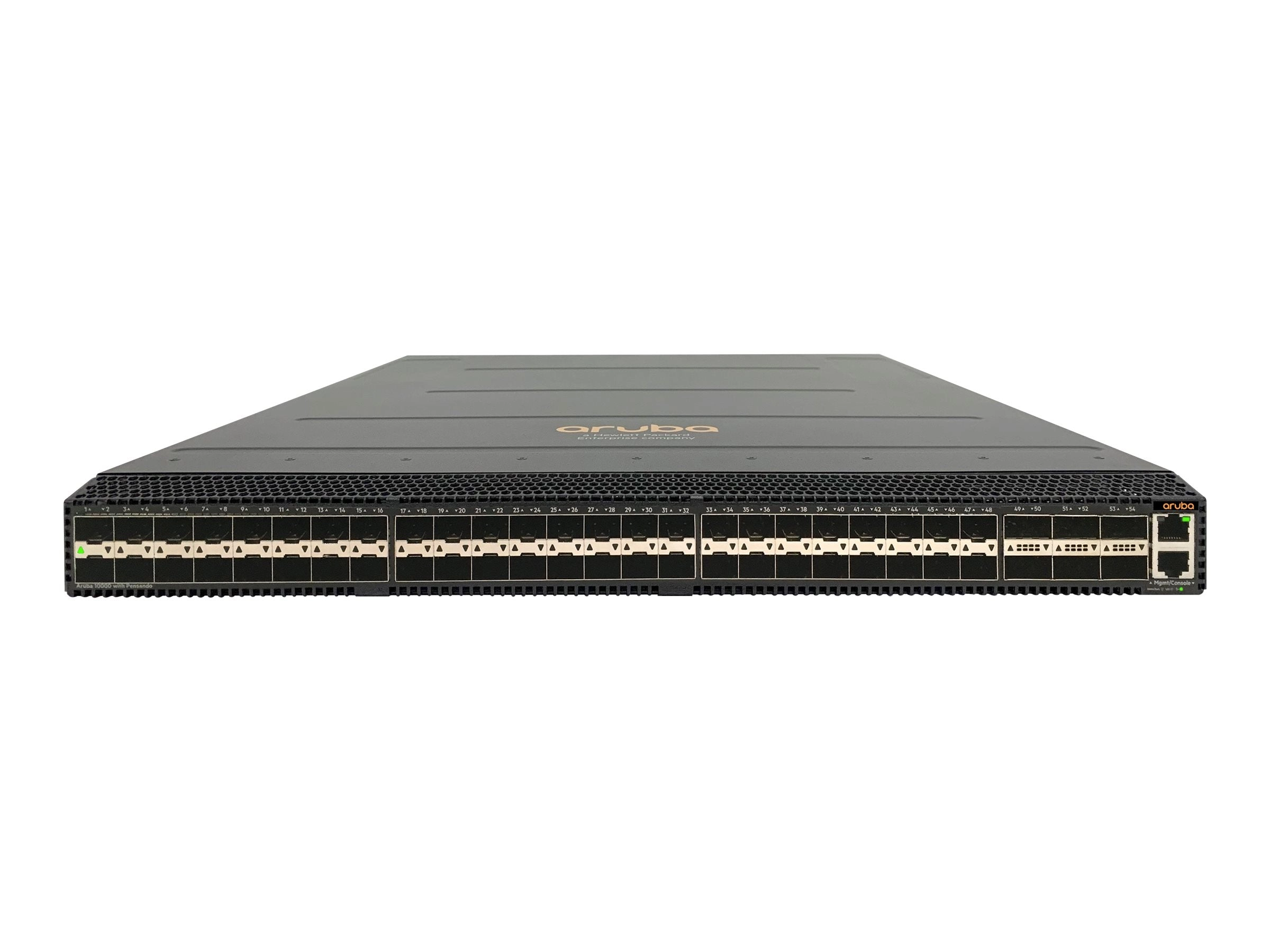 HPE Aruba CX 10000-48Y6C - Switch - L3 - managed - 48 x 1/10/25 Gigabit Ethernet SFP / SFP  / SFP28   6 x 40/100 Gigabit QSFP  R8P14A#B2E