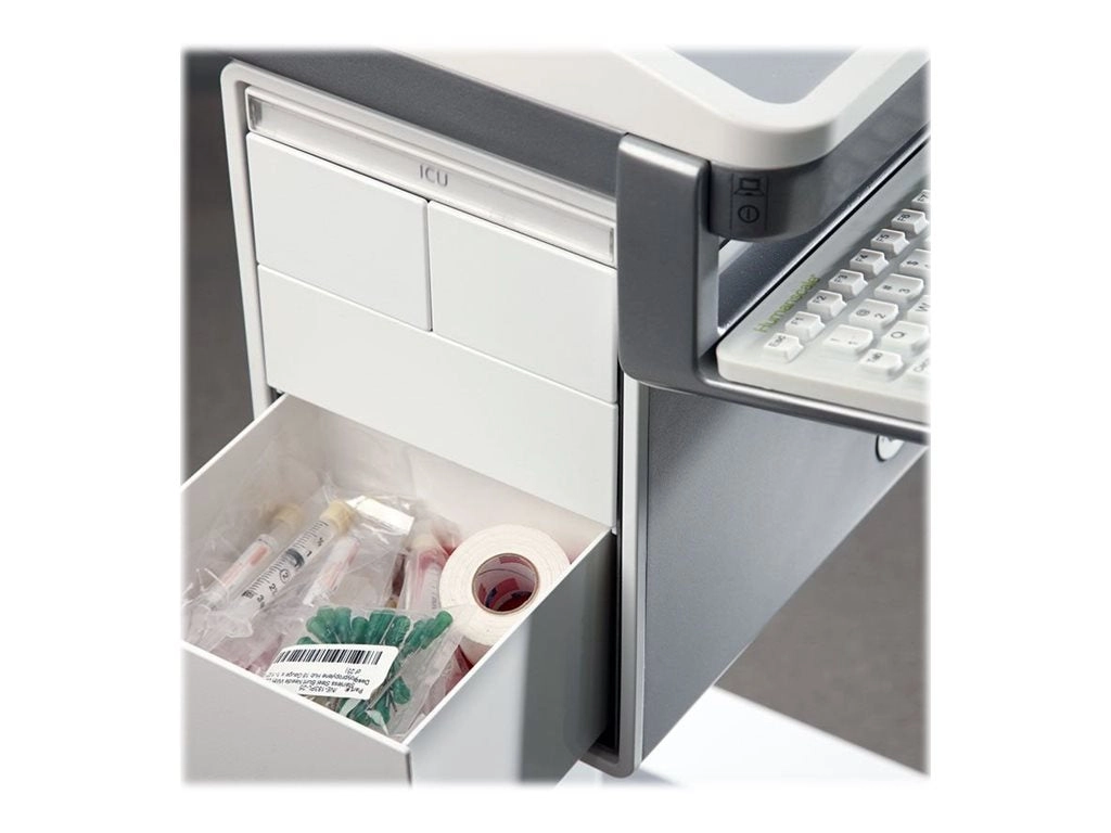 Humanscale MedLink - Kit 4 - mounting component (2 shelves, large drawer module, medium drawer module, 2 x drawer modules (small), MLDKIT4