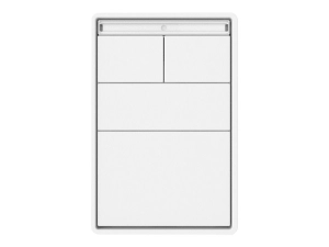 Humanscale MedLink - Kit 4 - mounting component (2 shelves, large drawer module, medium drawer module, 2 x drawer modules (small), MLDKIT4