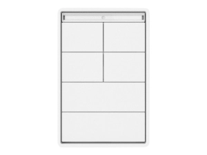 Humanscale MedLink - Kit 7 - mounting component (2 x drawer modules (medium), 5 x drawer dividers (medium), 3 shelves, 4 x drawer MLDKIT7