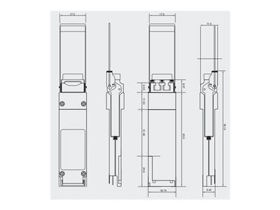Integra Optics - QSFP28 transceiver module - 100 GigE optical - 100GBase-ER4 - LC single-mode - up to 24.9 miles - 1294-1310 5C0E-IO