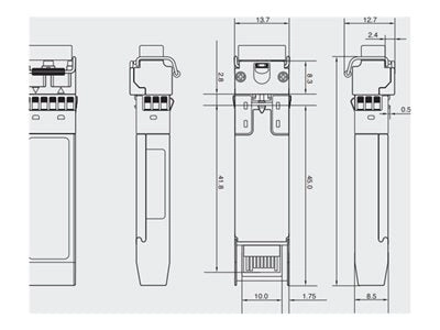 Integra Optics - SFP28 transceiver module (equivalent to: Cisco SFP-25G-SR-S) - 25Gb optical - 25GBase-SR - LC multi-mode - up SFP-25G-SR-S-IO