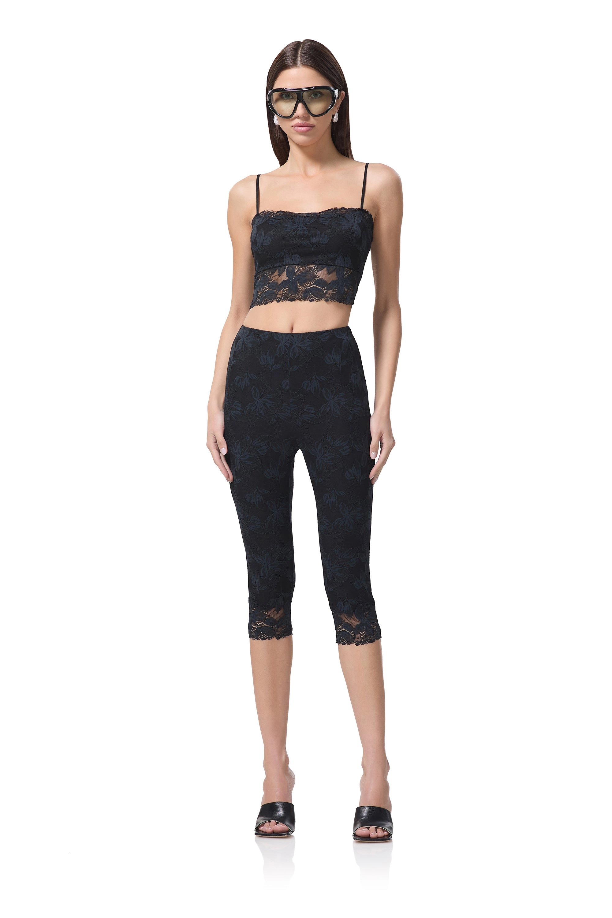 Isaura Lace Top - Noir