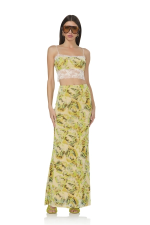 Isaura Top - Lime Wing