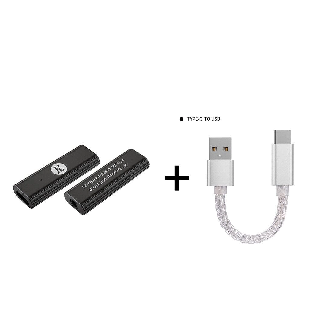 JCALLY AP7 Portable DAC & Headphone Amplifier With Type C To 3.5mm