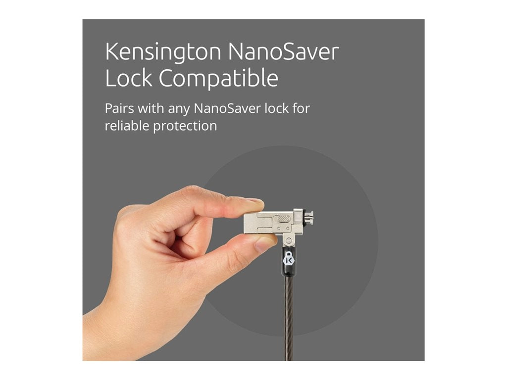 Kensington - Security slot lock adapter - nano, adhesive - black K65029WW