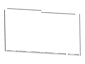 LG KT-BZ1360-2 - Frame kit for digital signage display