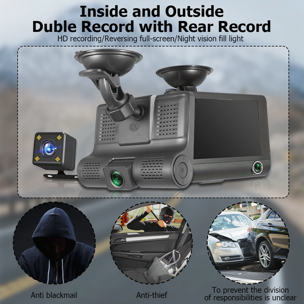 Mpow 4 inch Screen 1080P DVR Car Driving Recorder