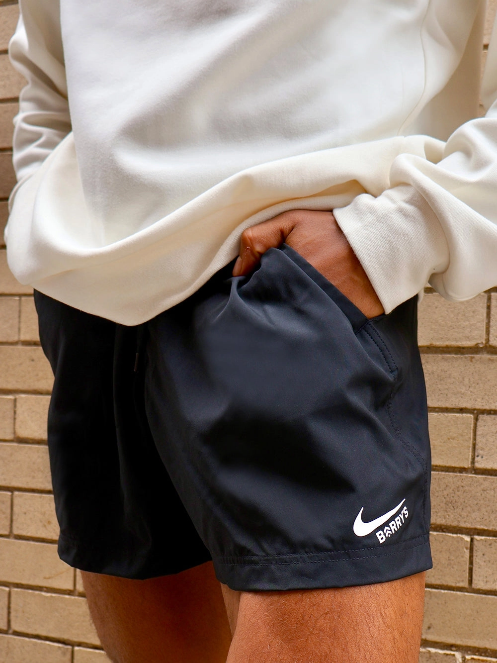 NIKE BLACK DRI-FIT UNLINED SHORT