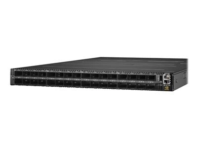 NVIDIA Quantum-2 QM9790 - Switch - unmanaged - 32 x 400 Gigabit OSFP - front to back airflow - rack-mountable MQM9790-NS2R