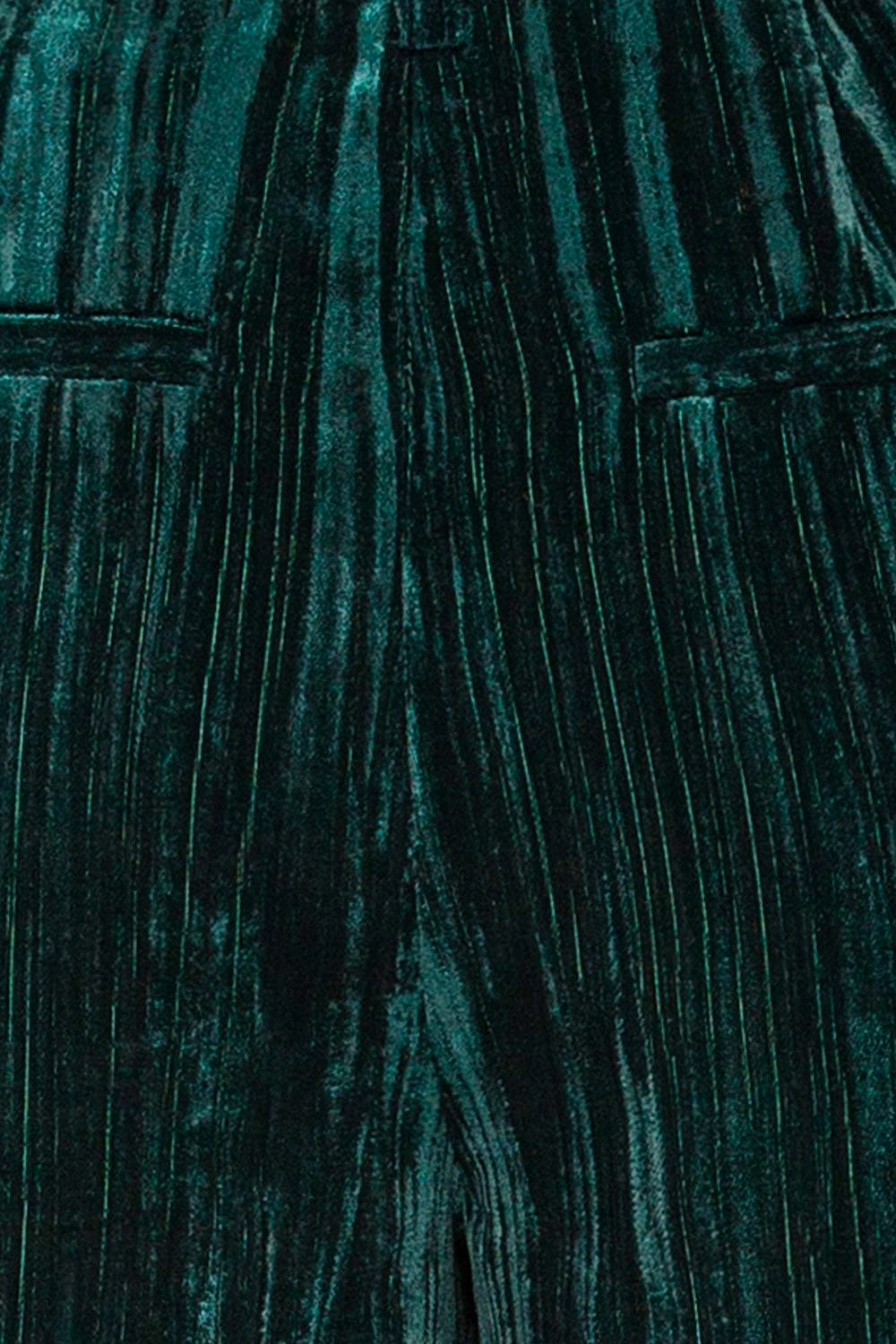Orihuela | Green Velvet Pants