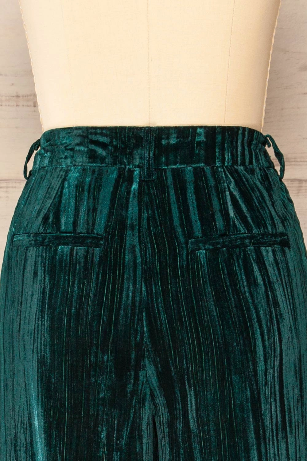 Orihuela | Green Velvet Pants