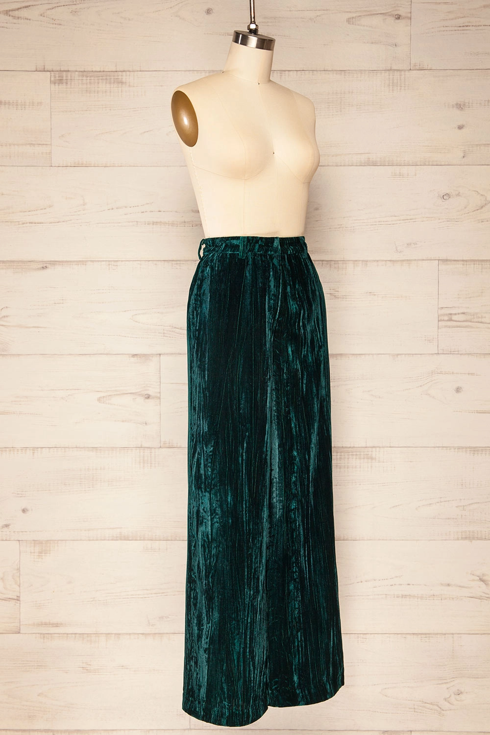 Orihuela | Green Velvet Pants