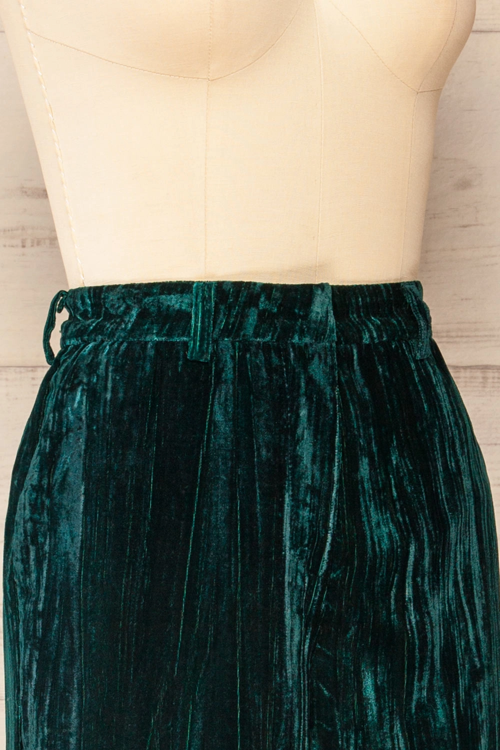 Orihuela | Green Velvet Pants