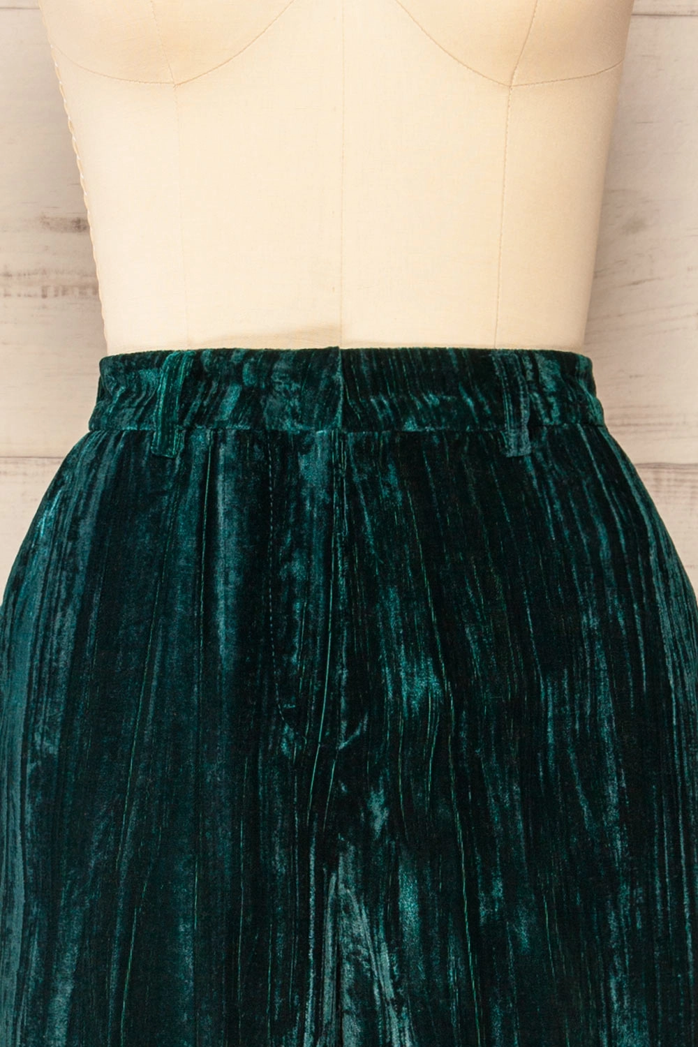 Orihuela | Green Velvet Pants