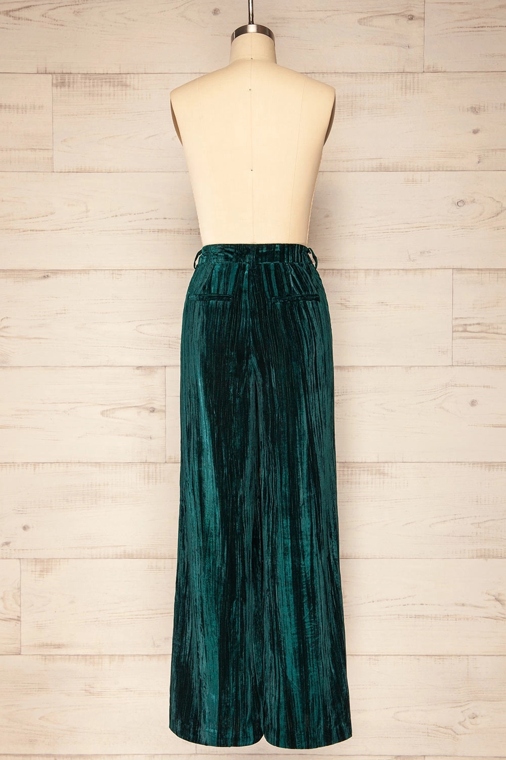 Orihuela | Green Velvet Pants