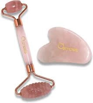 Osmosis   Beauty Rose Quartz Roller   Gua Sha