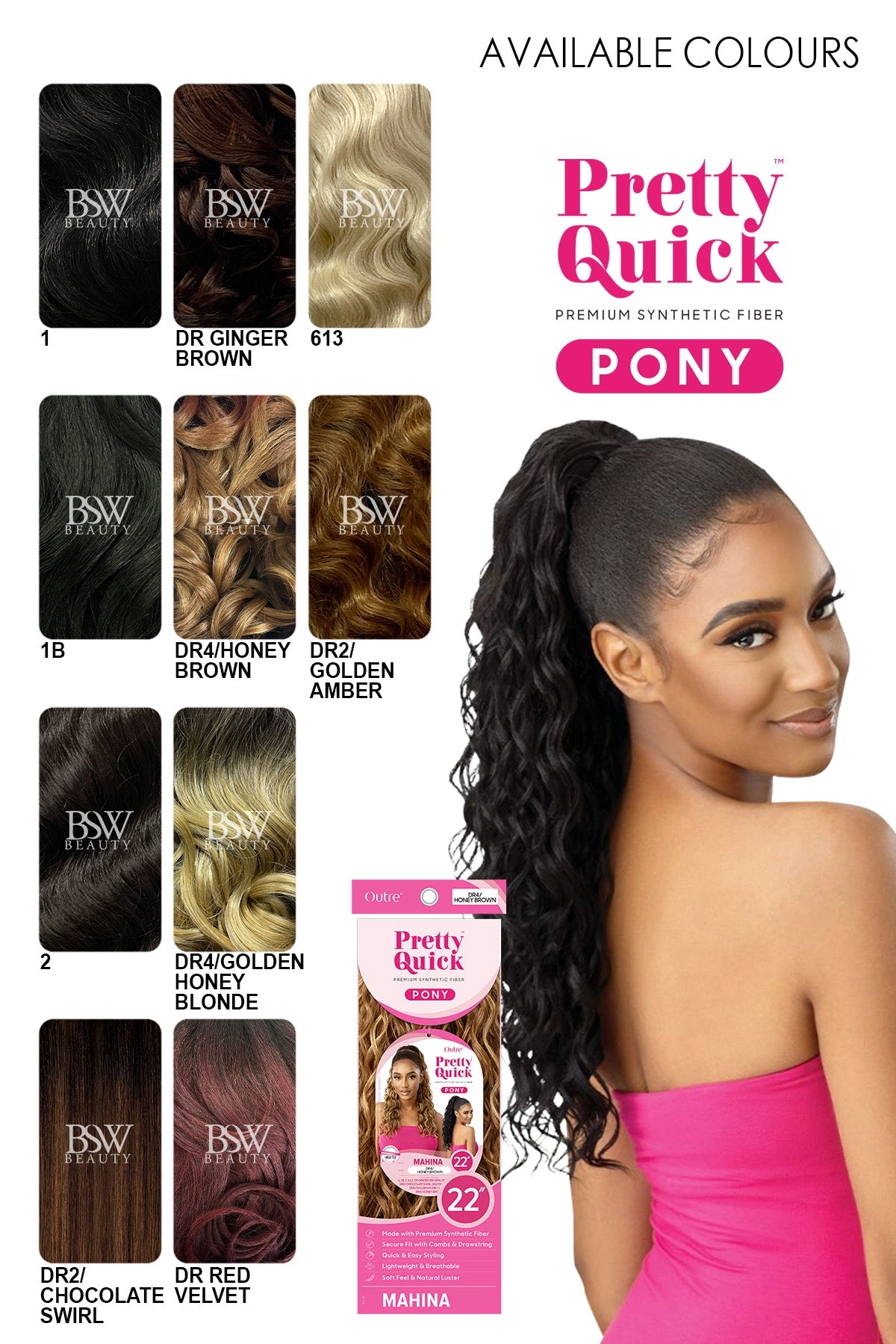 OUTRE PRETTY QUICK PONYTAIL MAHINA