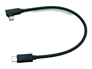 POE Texas - USB cable - 24 pin USB-C (M) to 24 pin USB-C (M) right-angled - 1 ft - bi-directional, Fast Charging USBC-RA-60W-V2