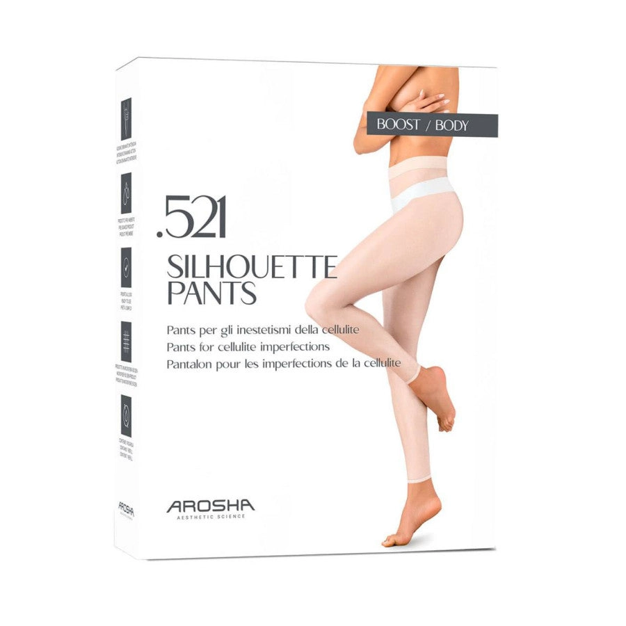 Pre-soaked leggings soaked with anti-cellulite silhouette silhouette silhouette