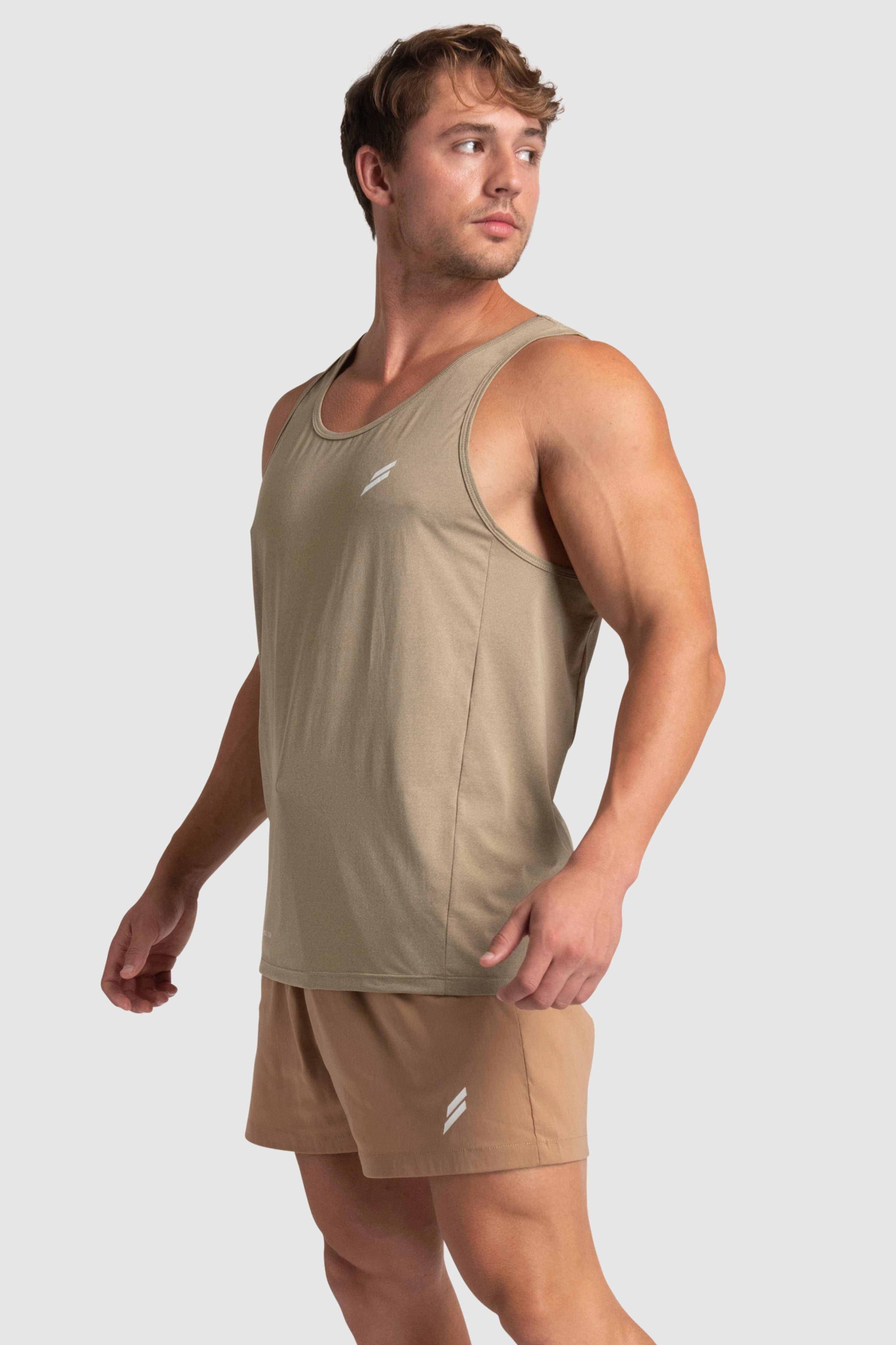 Puremotion Singlet V2 - Sand