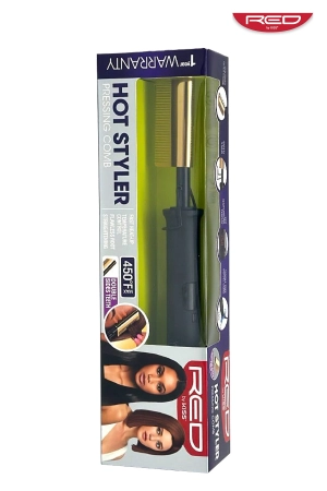 RED BY KISS HOT STYLER PRESSING COMB - 4 TYPES