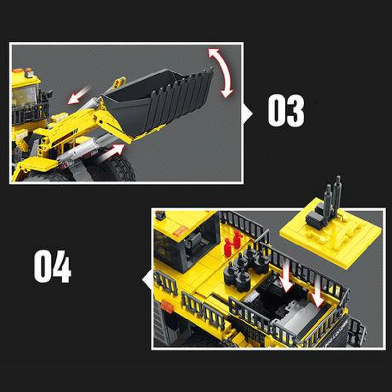 Remote Controlled Loader 1875pcs